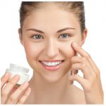 Skincare Buy Now - Pic of applying a face cream.