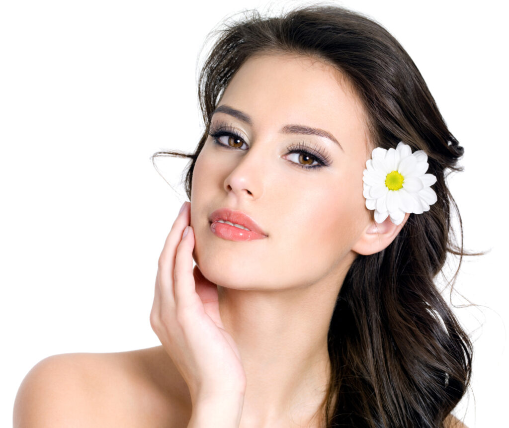 Top-rated skincare products - Beautiful Facial Picture Of A Woman.